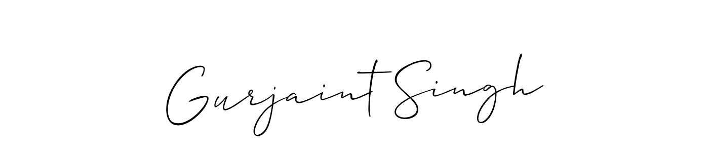 Create a beautiful signature design for name Gurjaint Singh. With this signature (Allison_Script) fonts, you can make a handwritten signature for free. Gurjaint Singh signature style 2 images and pictures png