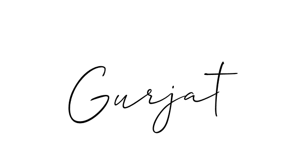 Best and Professional Signature Style for Gurjat. Allison_Script Best Signature Style Collection. Gurjat signature style 2 images and pictures png