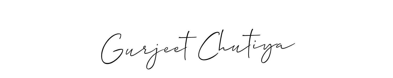 The best way (Allison_Script) to make a short signature is to pick only two or three words in your name. The name Gurjeet Chutiya include a total of six letters. For converting this name. Gurjeet Chutiya signature style 2 images and pictures png
