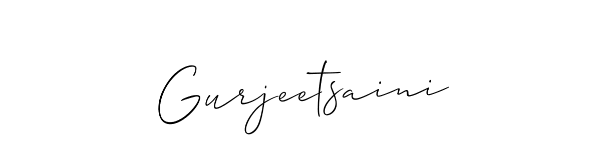 Also You can easily find your signature by using the search form. We will create Gurjeetsaini name handwritten signature images for you free of cost using Allison_Script sign style. Gurjeetsaini signature style 2 images and pictures png