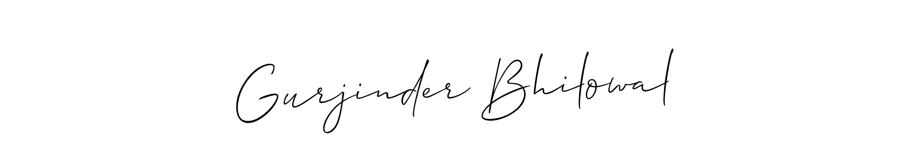 Also You can easily find your signature by using the search form. We will create Gurjinder Bhilowal name handwritten signature images for you free of cost using Allison_Script sign style. Gurjinder Bhilowal signature style 2 images and pictures png
