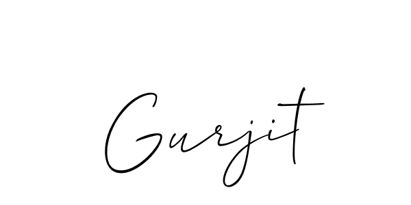 How to make Gurjit name signature. Use Allison_Script style for creating short signs online. This is the latest handwritten sign. Gurjit signature style 2 images and pictures png