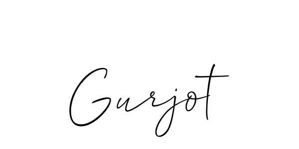 Gurjot stylish signature style. Best Handwritten Sign (Allison_Script) for my name. Handwritten Signature Collection Ideas for my name Gurjot. Gurjot signature style 2 images and pictures png