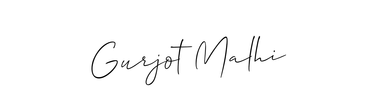 Allison_Script is a professional signature style that is perfect for those who want to add a touch of class to their signature. It is also a great choice for those who want to make their signature more unique. Get Gurjot Malhi name to fancy signature for free. Gurjot Malhi signature style 2 images and pictures png