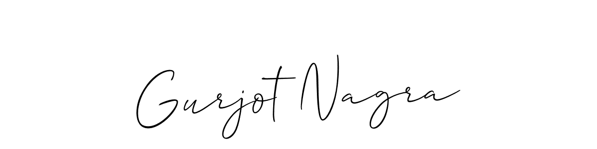 How to Draw Gurjot Nagra signature style? Allison_Script is a latest design signature styles for name Gurjot Nagra. Gurjot Nagra signature style 2 images and pictures png