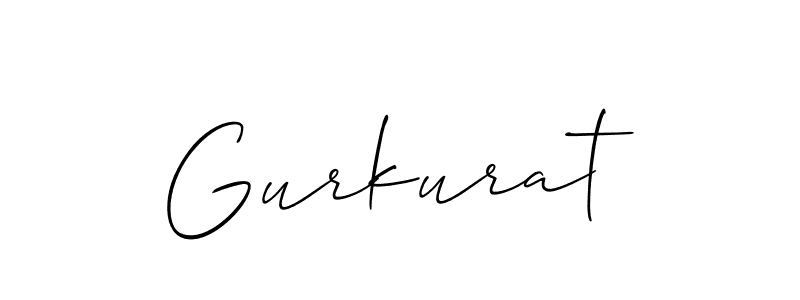 How to make Gurkurat signature? Allison_Script is a professional autograph style. Create handwritten signature for Gurkurat name. Gurkurat signature style 2 images and pictures png