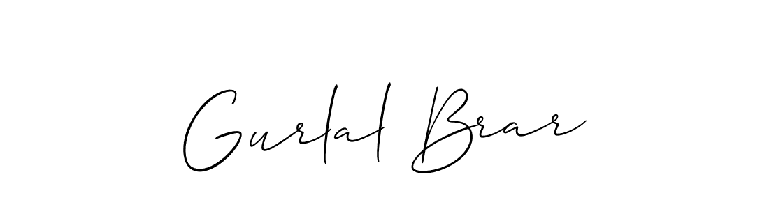 Similarly Allison_Script is the best handwritten signature design. Signature creator online .You can use it as an online autograph creator for name Gurlal Brar. Gurlal Brar signature style 2 images and pictures png