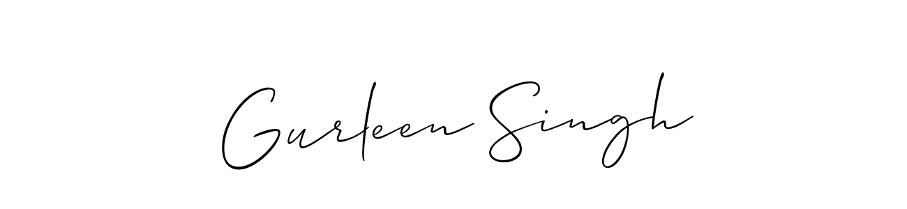 The best way (Allison_Script) to make a short signature is to pick only two or three words in your name. The name Gurleen Singh include a total of six letters. For converting this name. Gurleen Singh signature style 2 images and pictures png