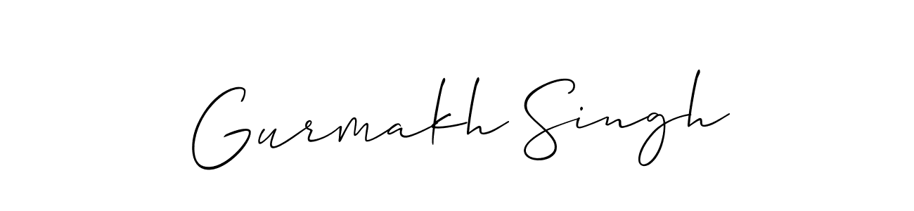 if you are searching for the best signature style for your name Gurmakh Singh. so please give up your signature search. here we have designed multiple signature styles  using Allison_Script. Gurmakh Singh signature style 2 images and pictures png