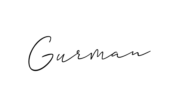 if you are searching for the best signature style for your name Gurman. so please give up your signature search. here we have designed multiple signature styles  using Allison_Script. Gurman signature style 2 images and pictures png