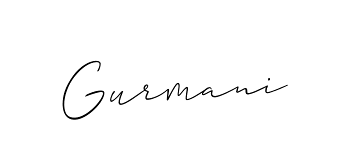 Make a beautiful signature design for name Gurmani. Use this online signature maker to create a handwritten signature for free. Gurmani signature style 2 images and pictures png