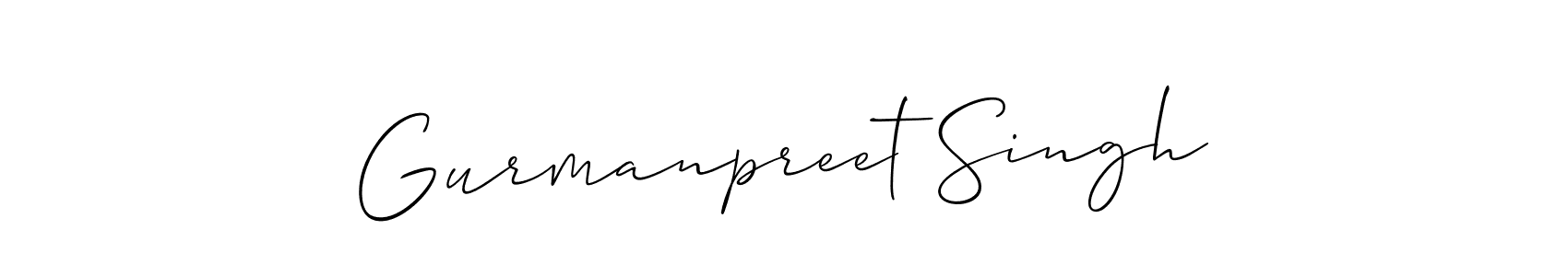Gurmanpreet Singh stylish signature style. Best Handwritten Sign (Allison_Script) for my name. Handwritten Signature Collection Ideas for my name Gurmanpreet Singh. Gurmanpreet Singh signature style 2 images and pictures png