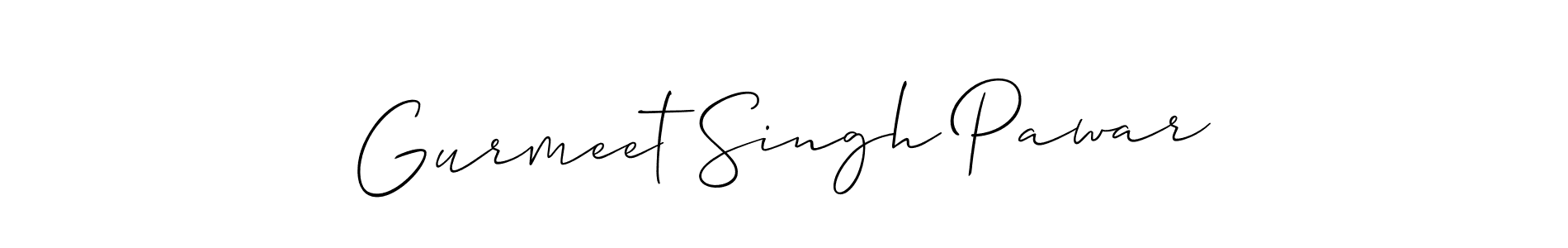 Also we have Gurmeet Singh Pawar name is the best signature style. Create professional handwritten signature collection using Allison_Script autograph style. Gurmeet Singh Pawar signature style 2 images and pictures png