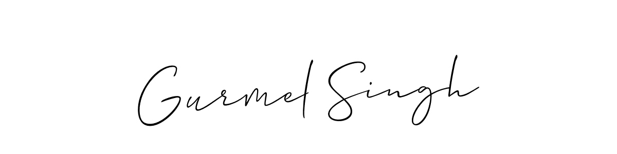 How to make Gurmel Singh signature? Allison_Script is a professional autograph style. Create handwritten signature for Gurmel Singh name. Gurmel Singh signature style 2 images and pictures png