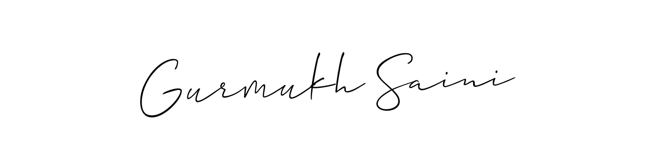 Similarly Allison_Script is the best handwritten signature design. Signature creator online .You can use it as an online autograph creator for name Gurmukh Saini. Gurmukh Saini signature style 2 images and pictures png