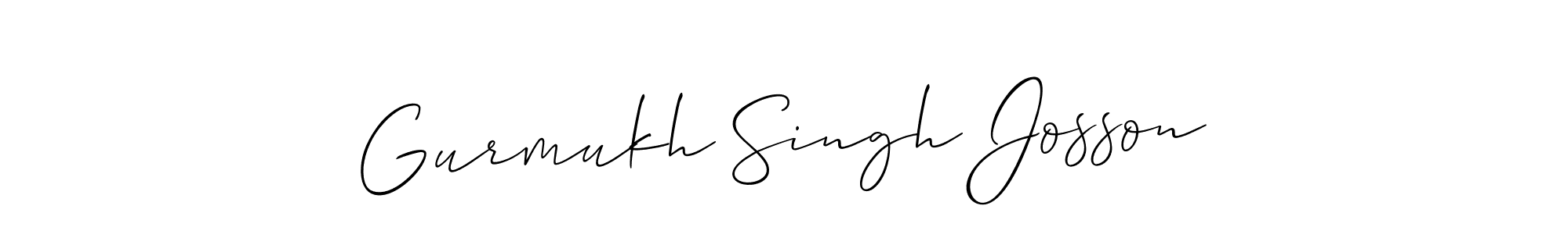 Best and Professional Signature Style for Gurmukh Singh Josson. Allison_Script Best Signature Style Collection. Gurmukh Singh Josson signature style 2 images and pictures png