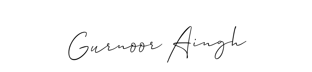 Here are the top 10 professional signature styles for the name Gurnoor Aingh. These are the best autograph styles you can use for your name. Gurnoor Aingh signature style 2 images and pictures png
