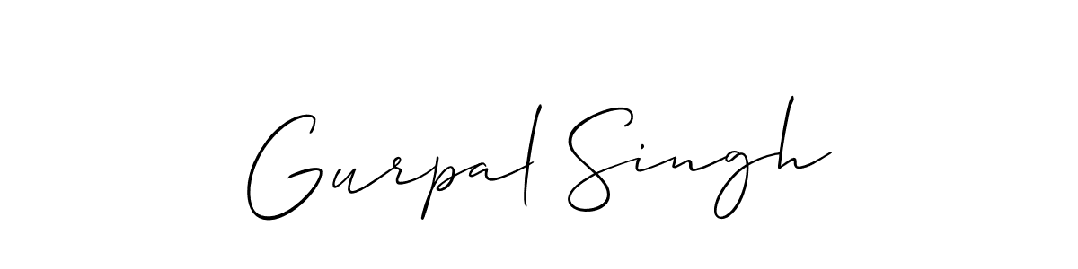 Also You can easily find your signature by using the search form. We will create Gurpal Singh name handwritten signature images for you free of cost using Allison_Script sign style. Gurpal Singh signature style 2 images and pictures png