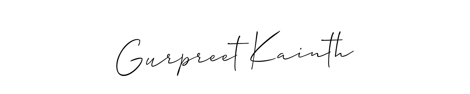 if you are searching for the best signature style for your name Gurpreet Kainth. so please give up your signature search. here we have designed multiple signature styles  using Allison_Script. Gurpreet Kainth signature style 2 images and pictures png
