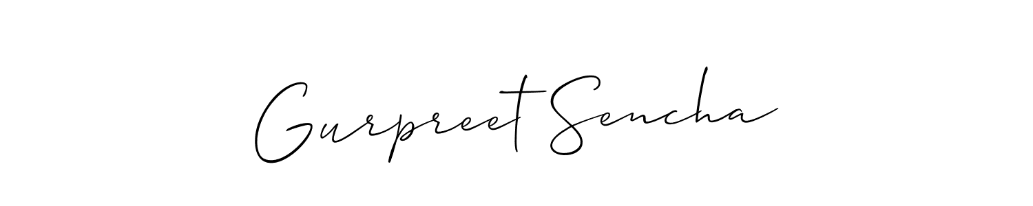 Once you've used our free online signature maker to create your best signature Allison_Script style, it's time to enjoy all of the benefits that Gurpreet Sencha name signing documents. Gurpreet Sencha signature style 2 images and pictures png