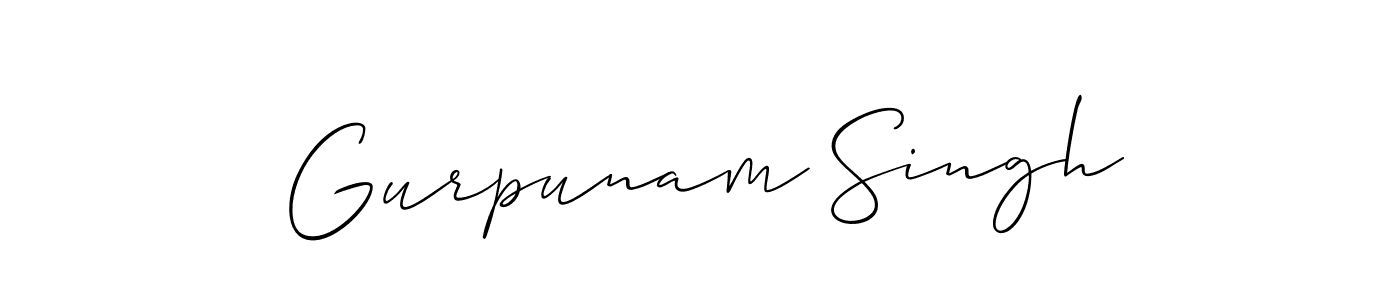 Make a beautiful signature design for name Gurpunam Singh. Use this online signature maker to create a handwritten signature for free. Gurpunam Singh signature style 2 images and pictures png