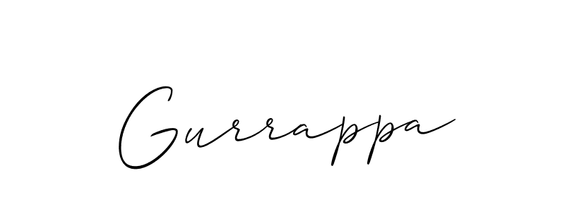 You should practise on your own different ways (Allison_Script) to write your name (Gurrappa) in signature. don't let someone else do it for you. Gurrappa signature style 2 images and pictures png