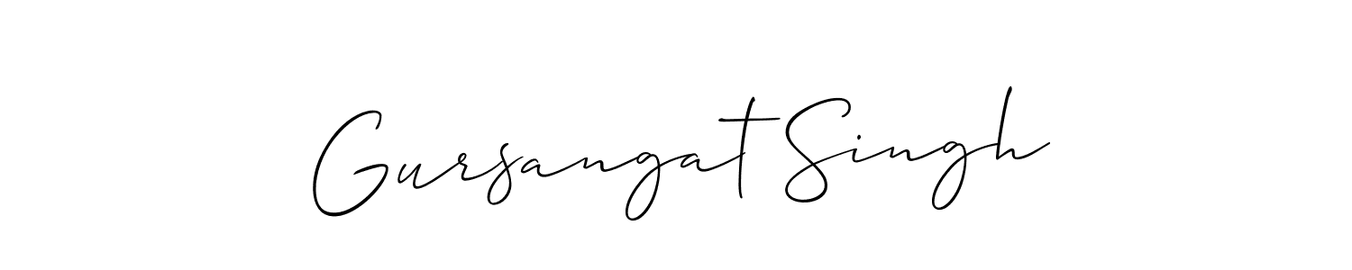Similarly Allison_Script is the best handwritten signature design. Signature creator online .You can use it as an online autograph creator for name Gursangat Singh. Gursangat Singh signature style 2 images and pictures png