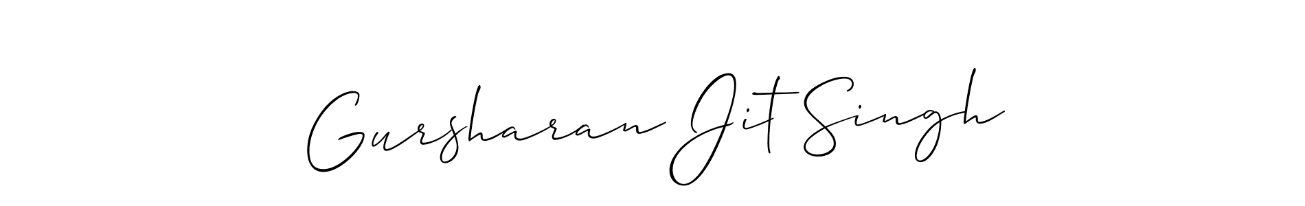 Best and Professional Signature Style for Gursharan Jit Singh. Allison_Script Best Signature Style Collection. Gursharan Jit Singh signature style 2 images and pictures png