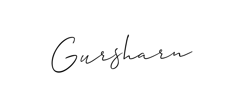 You should practise on your own different ways (Allison_Script) to write your name (Gursharn) in signature. don't let someone else do it for you. Gursharn signature style 2 images and pictures png