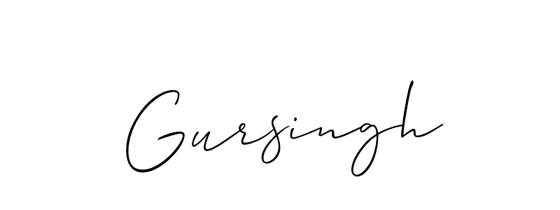 Also You can easily find your signature by using the search form. We will create Gursingh name handwritten signature images for you free of cost using Allison_Script sign style. Gursingh signature style 2 images and pictures png