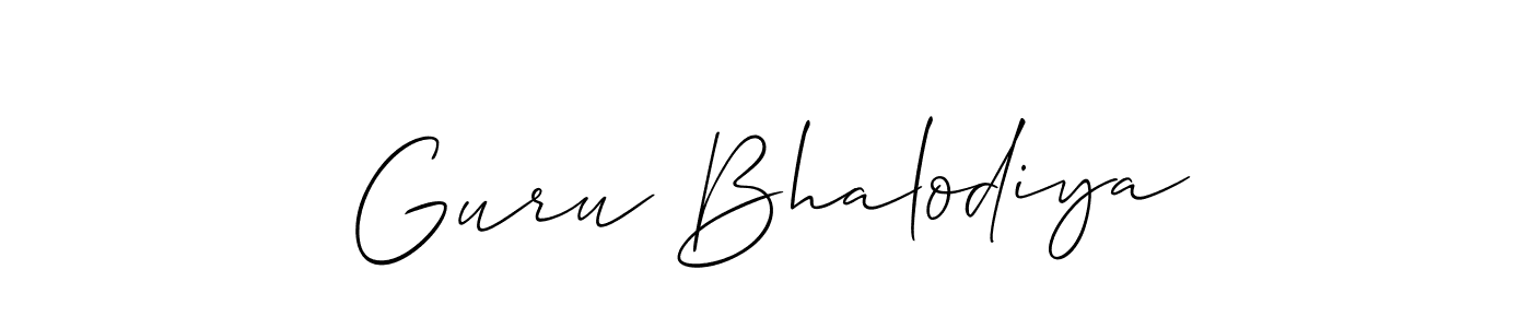 This is the best signature style for the Guru Bhalodiya name. Also you like these signature font (Allison_Script). Mix name signature. Guru Bhalodiya signature style 2 images and pictures png