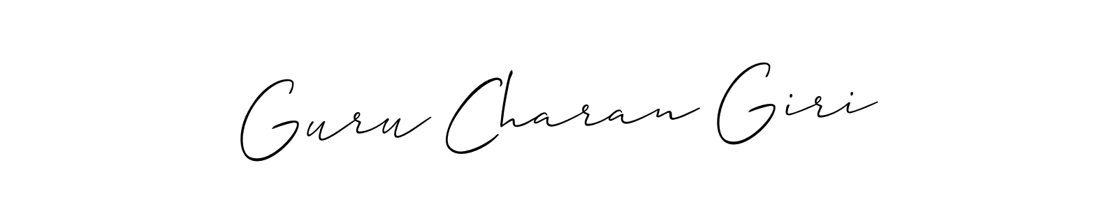 Make a short Guru Charan Giri signature style. Manage your documents anywhere anytime using Allison_Script. Create and add eSignatures, submit forms, share and send files easily. Guru Charan Giri signature style 2 images and pictures png