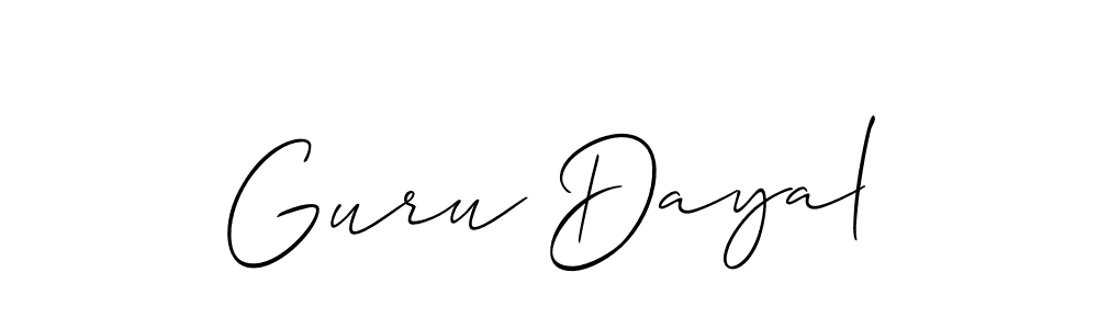 This is the best signature style for the Guru Dayal name. Also you like these signature font (Allison_Script). Mix name signature. Guru Dayal signature style 2 images and pictures png