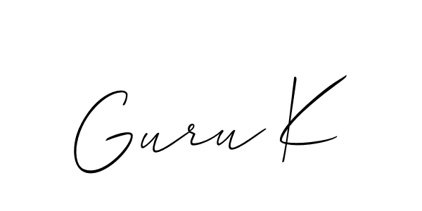 See photos of Guru K official signature by Spectra . Check more albums & portfolios. Read reviews & check more about Allison_Script font. Guru K signature style 2 images and pictures png