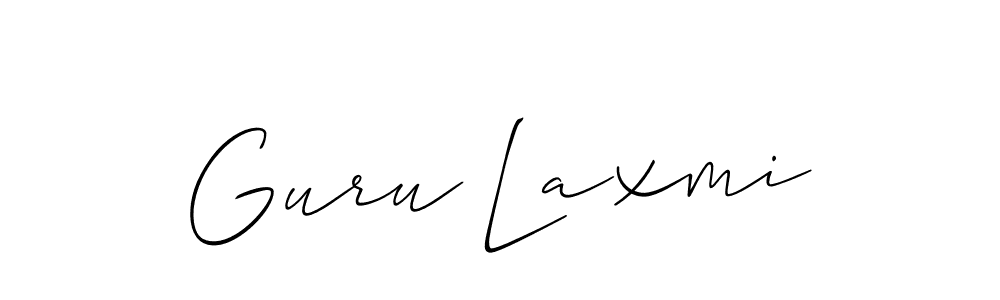 It looks lik you need a new signature style for name Guru Laxmi. Design unique handwritten (Allison_Script) signature with our free signature maker in just a few clicks. Guru Laxmi signature style 2 images and pictures png