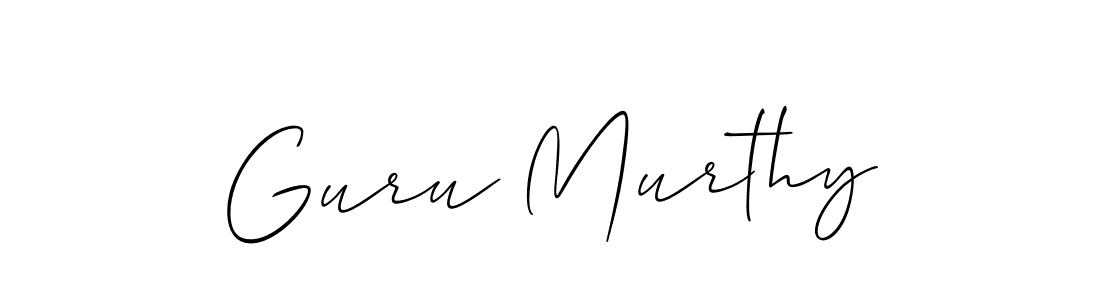 How to Draw Guru Murthy signature style? Allison_Script is a latest design signature styles for name Guru Murthy. Guru Murthy signature style 2 images and pictures png