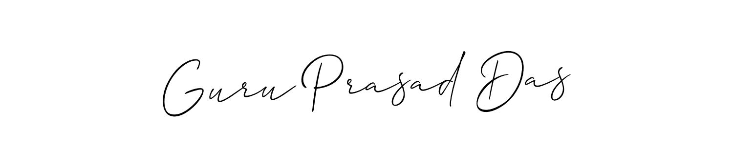 Design your own signature with our free online signature maker. With this signature software, you can create a handwritten (Allison_Script) signature for name Guru Prasad Das. Guru Prasad Das signature style 2 images and pictures png