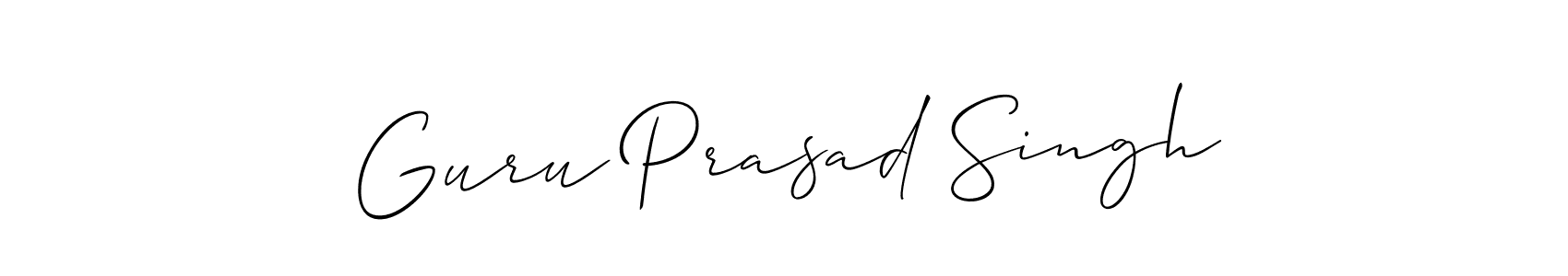 Make a beautiful signature design for name Guru Prasad Singh. Use this online signature maker to create a handwritten signature for free. Guru Prasad Singh signature style 2 images and pictures png