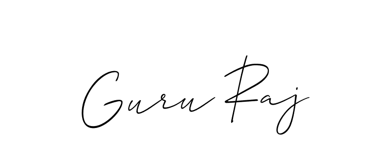 Similarly Allison_Script is the best handwritten signature design. Signature creator online .You can use it as an online autograph creator for name Guru Raj. Guru Raj signature style 2 images and pictures png
