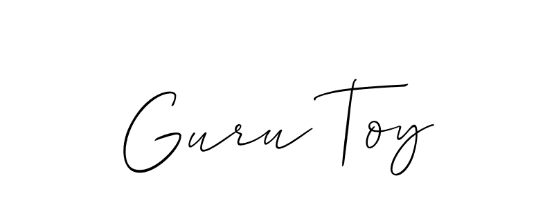 See photos of Guru Toy official signature by Spectra . Check more albums & portfolios. Read reviews & check more about Allison_Script font. Guru Toy signature style 2 images and pictures png
