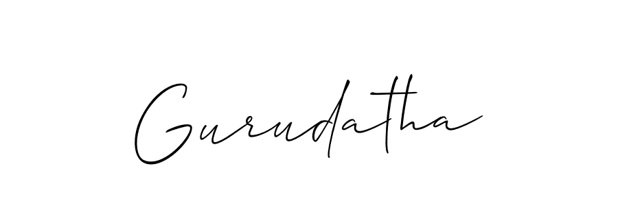 if you are searching for the best signature style for your name Gurudatha. so please give up your signature search. here we have designed multiple signature styles  using Allison_Script. Gurudatha signature style 2 images and pictures png