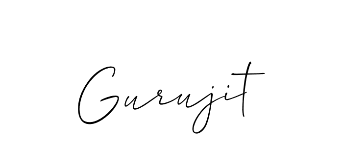 if you are searching for the best signature style for your name Gurujit. so please give up your signature search. here we have designed multiple signature styles  using Allison_Script. Gurujit signature style 2 images and pictures png