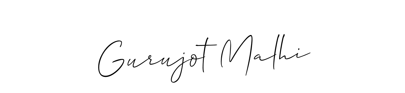 Also You can easily find your signature by using the search form. We will create Gurujot Malhi name handwritten signature images for you free of cost using Allison_Script sign style. Gurujot Malhi signature style 2 images and pictures png