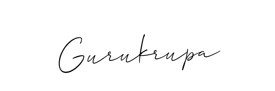 Make a beautiful signature design for name Gurukrupa. Use this online signature maker to create a handwritten signature for free. Gurukrupa signature style 2 images and pictures png