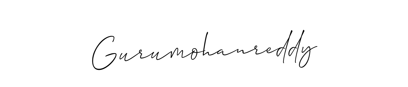 How to Draw Gurumohanreddy signature style? Allison_Script is a latest design signature styles for name Gurumohanreddy. Gurumohanreddy signature style 2 images and pictures png