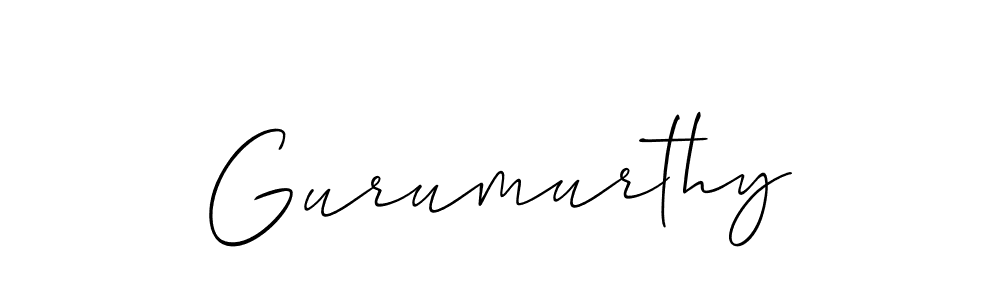 It looks lik you need a new signature style for name Gurumurthy. Design unique handwritten (Allison_Script) signature with our free signature maker in just a few clicks. Gurumurthy signature style 2 images and pictures png