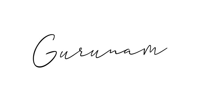 if you are searching for the best signature style for your name Gurunam. so please give up your signature search. here we have designed multiple signature styles  using Allison_Script. Gurunam signature style 2 images and pictures png