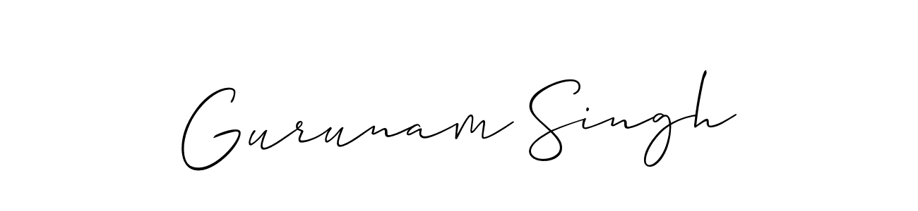 Best and Professional Signature Style for Gurunam Singh. Allison_Script Best Signature Style Collection. Gurunam Singh signature style 2 images and pictures png