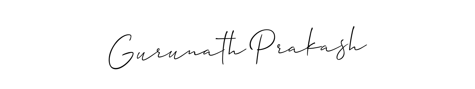 The best way (Allison_Script) to make a short signature is to pick only two or three words in your name. The name Gurunath Prakash include a total of six letters. For converting this name. Gurunath Prakash signature style 2 images and pictures png