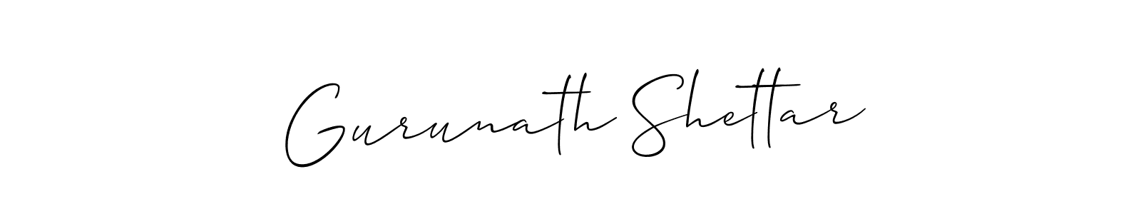 The best way (Allison_Script) to make a short signature is to pick only two or three words in your name. The name Gurunath Shettar include a total of six letters. For converting this name. Gurunath Shettar signature style 2 images and pictures png